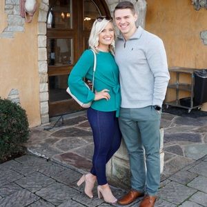 Kelly Green Bow Tie Top